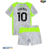 Otroški Nogometni dresi Manchester City Rayan Cherki #10 Tretji 2025-26 Kratek Rokav (+ Kratke hlače)